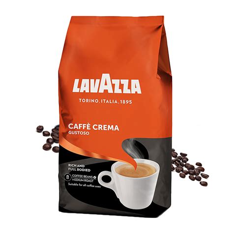 Cofeina Lavazza Caffe Crema Gustoso Cafea Boabe 1 Kg Cofeina Ro