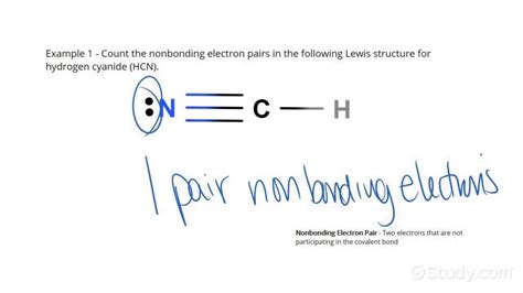 Counting Nonbonding Electron Pairs in a Lewis Structure | Chemistry | Study.com