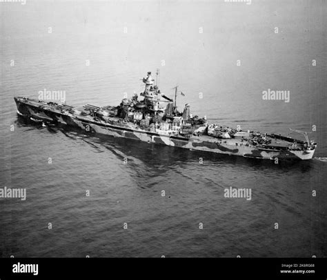 Photograph Of The Uss Alabama Bb 60 Stock Photo Alamy