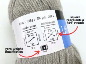 How To Read A Yarn Labels Gauge Information Elizabeth Smith Knits