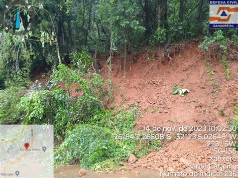 Chuvas Das Ltimas Horas Causam Deslizamentos Na Sc R Dio Ruralfm