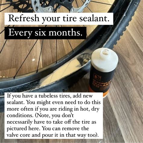 How To Refresh Tubeless Tire Sealant Femme Cyclist