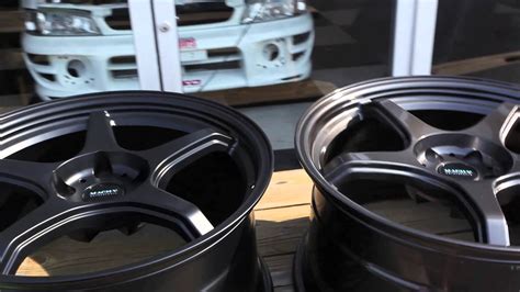 Mach V Wicked Awesome Wheel Color Comparison Gunmetal And Black Youtube