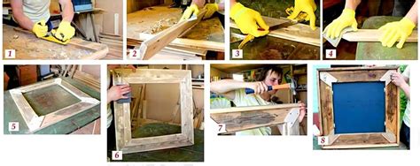 Оправа для зеркала в стиле "лофт" своими руками из поддонов | DIY - как ...