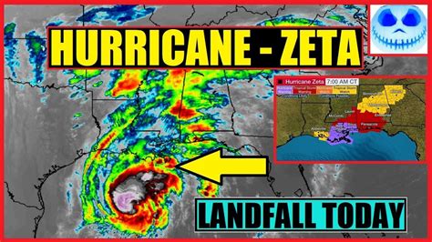 Breaking Hurricane Zeta Landfall Today Louisiana And Mississippi