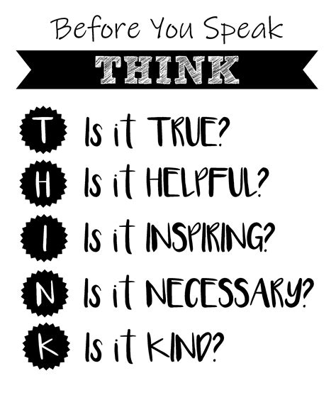 Think Poster Printable