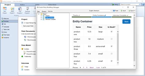 Entity Container Extension Example