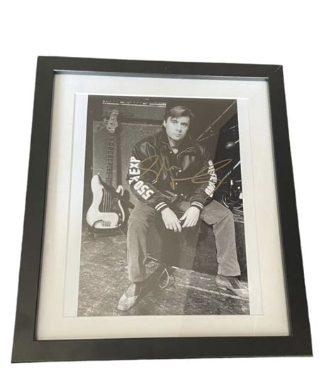 Glen Matlock Of The Sex Pistols Signed And Framed Photograph Charitystars