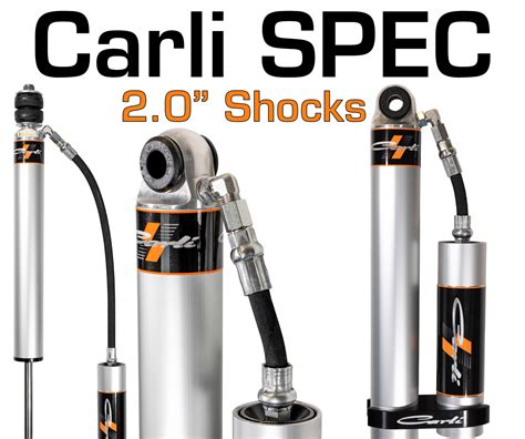 “Carli SPEC” 2.0 IFP and Reservoir Shocks – Carli Suspension, Inc.