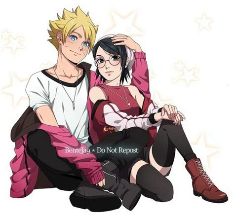 Boruto Sarada Boruto Personagens Sarada Uchiha Casais Bonitos De Anime