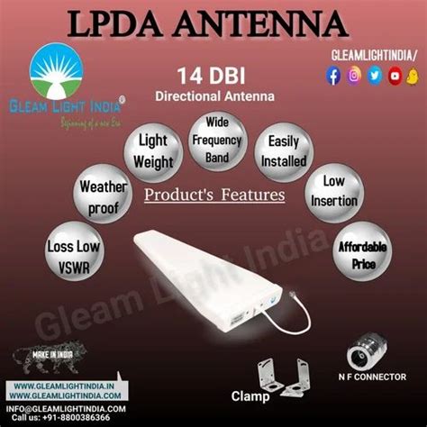 Mhz Abs Lpda Antenna Dbi For Outdoor At Rs Piece In