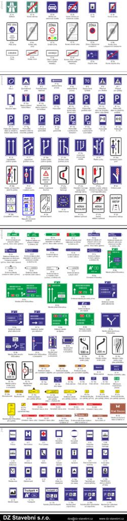 Informativní dopravní značky DZ Stavební s r o