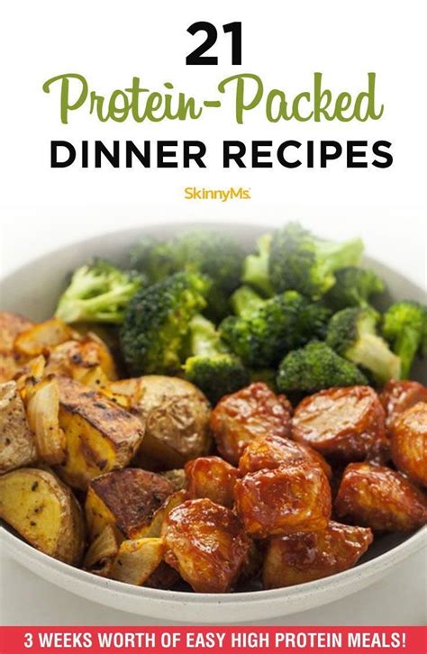 21 Protein Packed Dinner Recipes Protein Dinner Recipes Protein Packed Meals Easy High