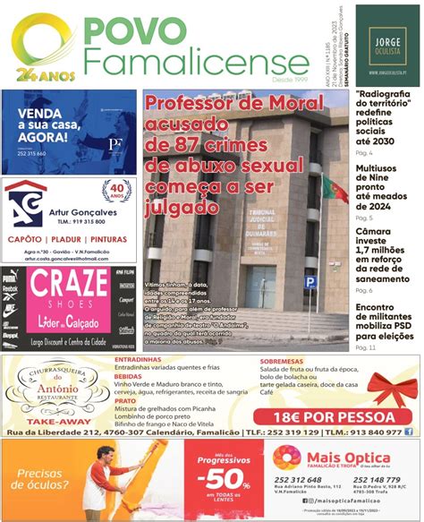 O Povo Famalicense Jornal Gratuito Noticias Agrupamento 330 S