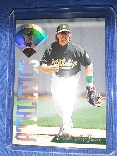 Leaf Mark Mcgwire Baseball Card Oakland Athletics Free