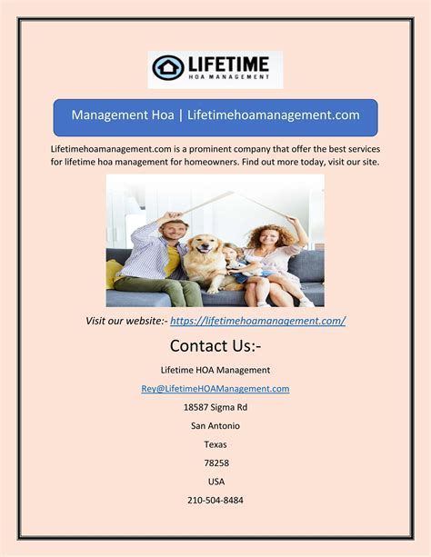 Management Hoa By Lifetime Hoa Management