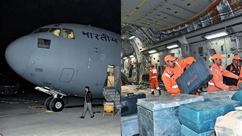 First Batch Of Earthquake Relief Material From India Arrives In Turkey