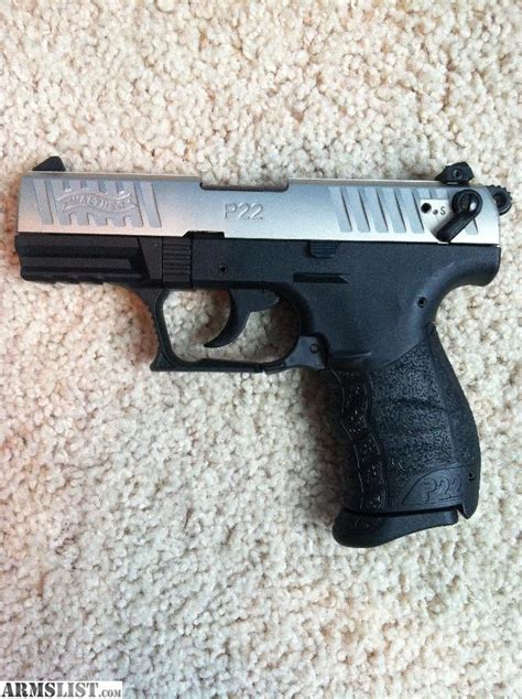 Armslist For Sale Walther P22 Wnickel Slide