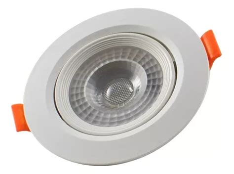 Empotrado Spot Dirigible Led 7w Luz Blanca Fría Color Blanco Meses