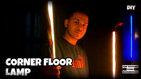 How To Make Corner Floor Lamps Diy Rgb Floor Lamp Youtube