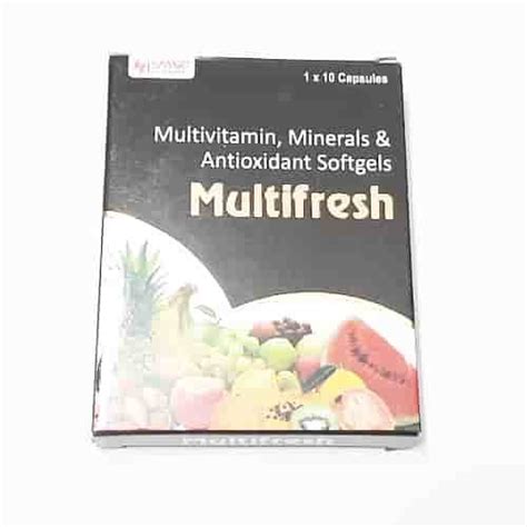 MULTIFRESH SOFT GEL CAPSULES At Rs 18 8 Stripe DHA Softgels Capsules