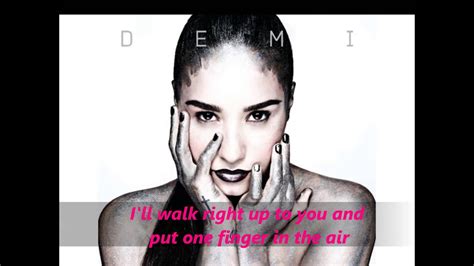 Demi Lovato Really Dont Care Feat Cher Lloyd Lyrics Youtube