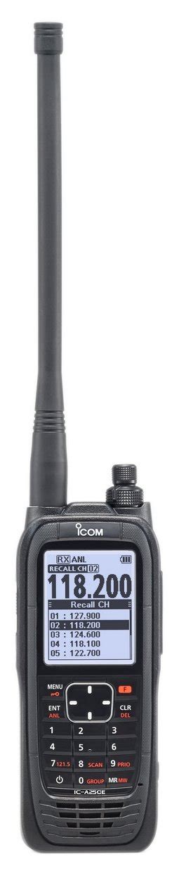 ICOM Portatif VHF Aviation 8 33kHz IC A25CE Portatifs AERO BLANC