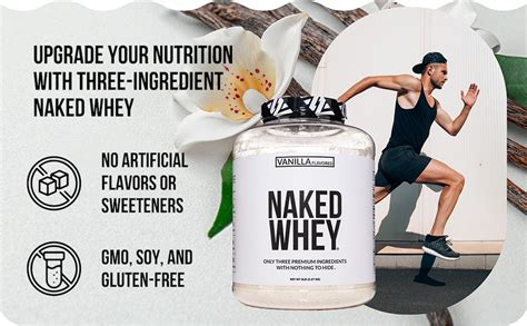 Naked Whey Vanilla Protein All Natural Grass Fed Whey Protein Powder Vanilla Coconut Sugar