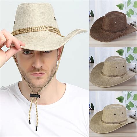 Moda Ver O Cowboy Hat Bohemian Acess Rios Denim Chap U De Palha Das