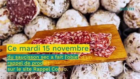 Rappel De Produit Ce Saucisson Vendu Dans Toute La France Est