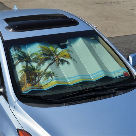 Beach Royal Palm Beach Sun Shade Front Windshield Reflective Auto ...