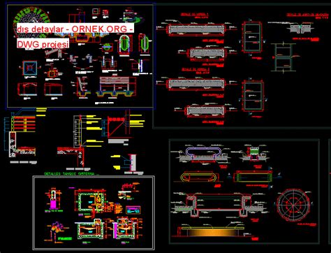 D Detaylar Dwg Projesi Autocad Projeler