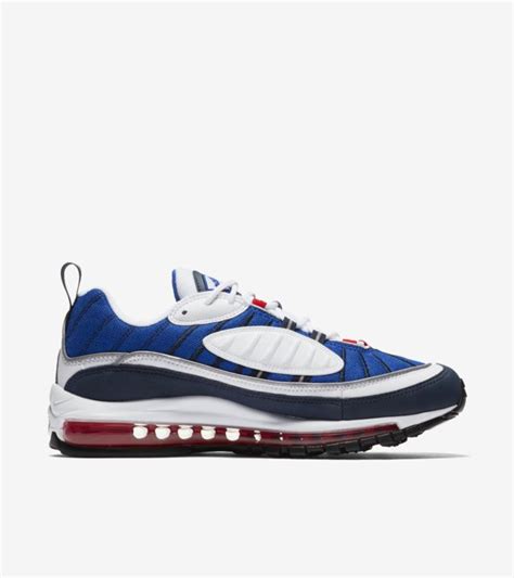 Nike Air Max 98 'White & University Red & Royal Blue' Release Date ...