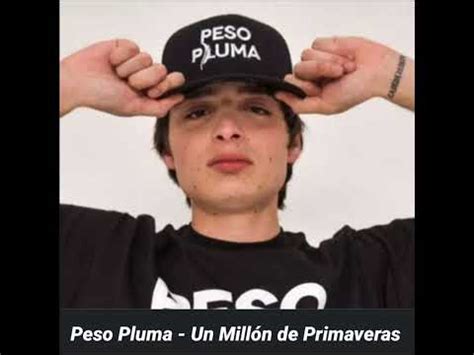 Peso Pluma cantando Un Millón de Primaveras YouTube