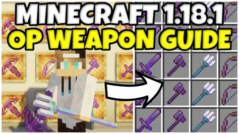 Best Weapon Enchantment Guide Best Weapons In Minecraft 118 Java