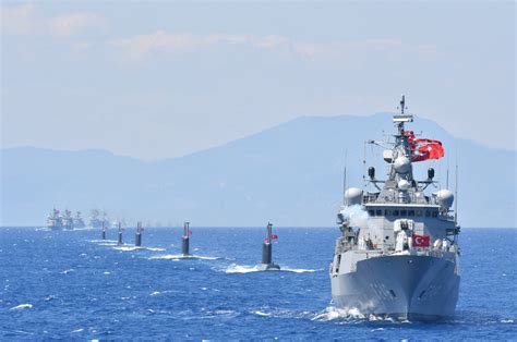 Turkish Air Naval Forces Conduct Joint Training Exercises In Aegean