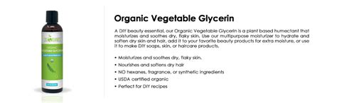 Organic Vegetable Glycerin By Sky Organics Non Gmo Kosher Usp Grade