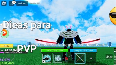 Dicas Para Pvp No Blox Fruits Youtube