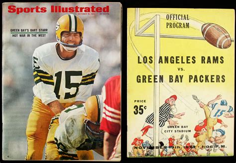 Lot Detail 1961 66 Green Bay Packers Program Sports Illustrated