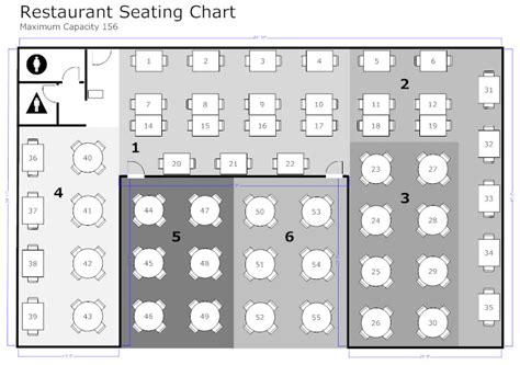 Restaurant Floor Plan - How to Create a Restaurant Floor Plan, See Examples, Tutorial