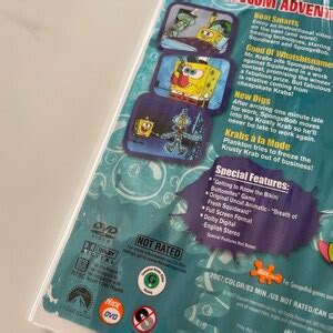 Spongebob Squarepants Bikini Bottom Adventures TV Show DVD Upcycled Spiral Bound Notebook