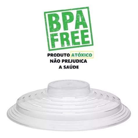 Tampa P Micro ondas Proteção De Alimentos Livre Bpa Incolor