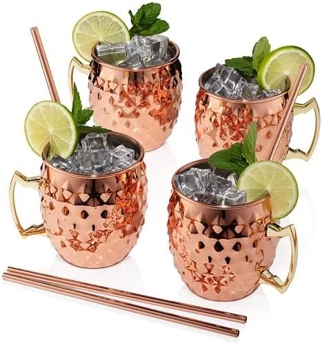 Amazon PG Moscow Mule Mugs Large Size 19 Ounces Set Of 4