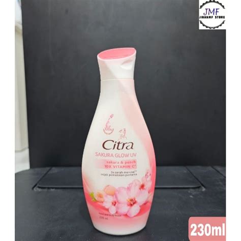 Jual Citra Hand And Body Lotion Sakura Glow Uv Sakura Peach Ml