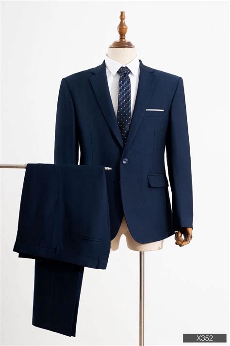 Bộ vest nam cao cấp màu xanh than - Santino | Santino