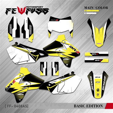 FEWFUSS Calcoman As Gr Ficas Completas Para SUZUKI DRZ400 SM S E DRZ