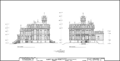 California Governor's Mansion Blueprint Digital Art by Daniel Hagerman