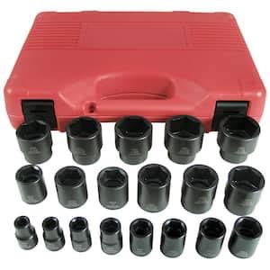 DEWALT 1 2 In Drive SAE Impact Socket Set 19 Piece DWMT19240 The