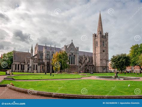 St Patrick`s Cathedral In Dublin Ireland Editorial Stock Image