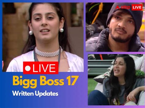 Bigg Boss 17 Episode 59 Written Live Updates Mannara Chopra Throw Isha